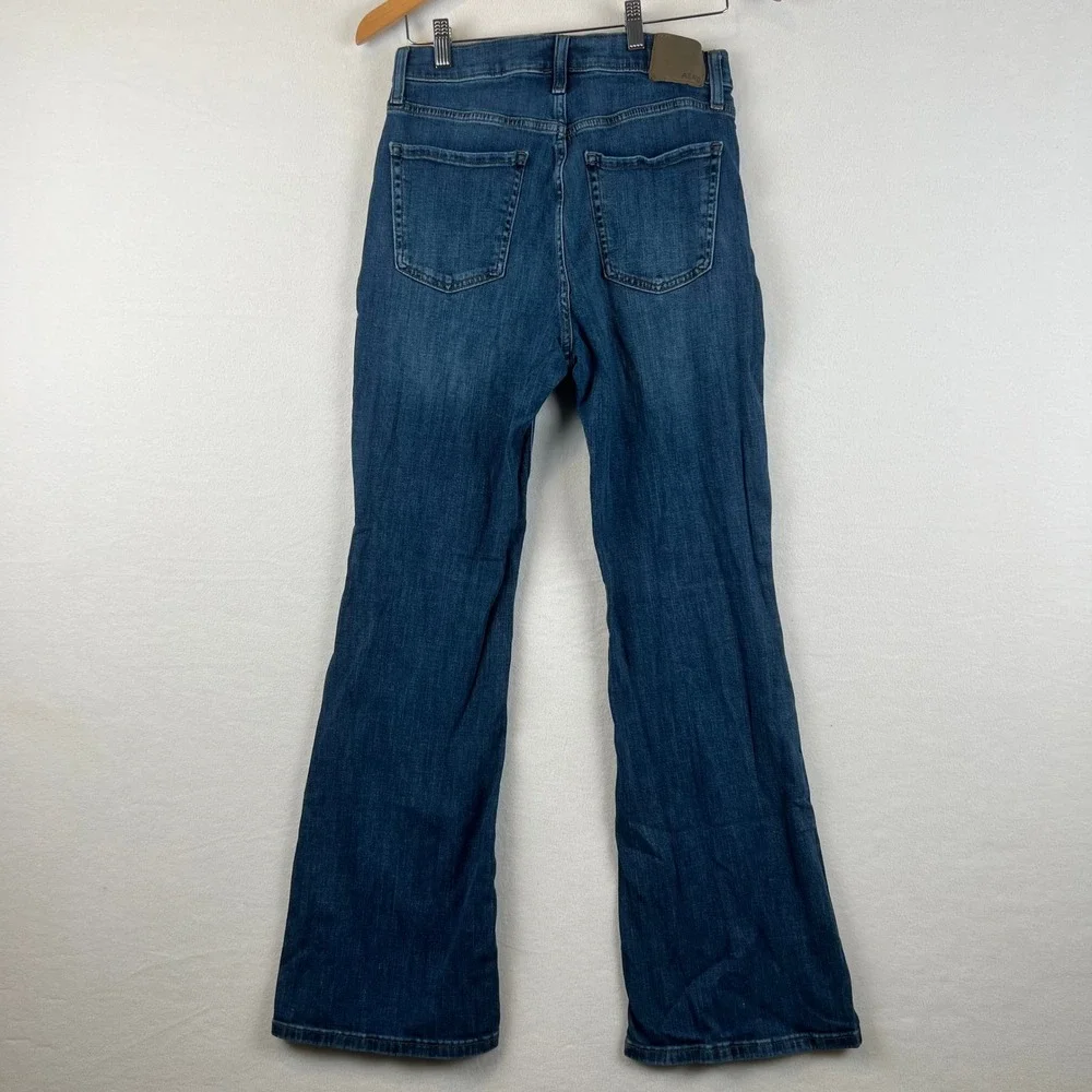 Aeropostale High Rise‎ Flare Jeans Dark Wash Denim Comfort Stretch Size 10